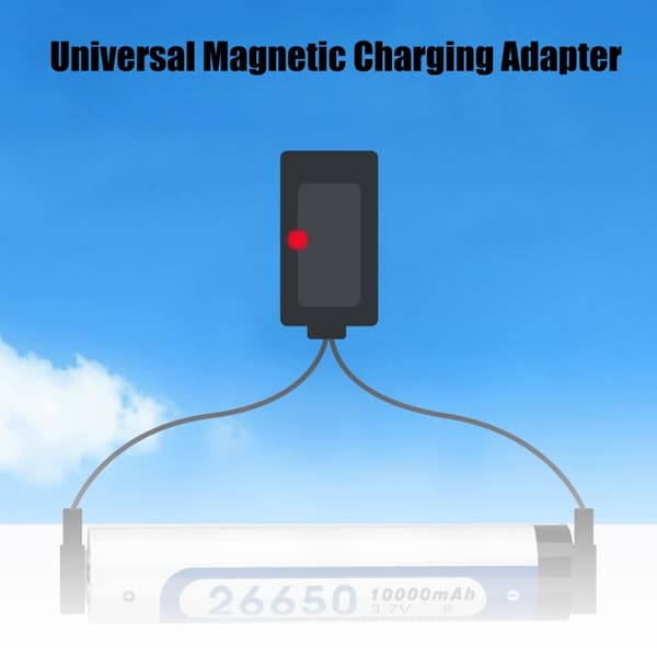 Kompakt Magnetisk USB-oplader til Batteri med PVC-konstruktion