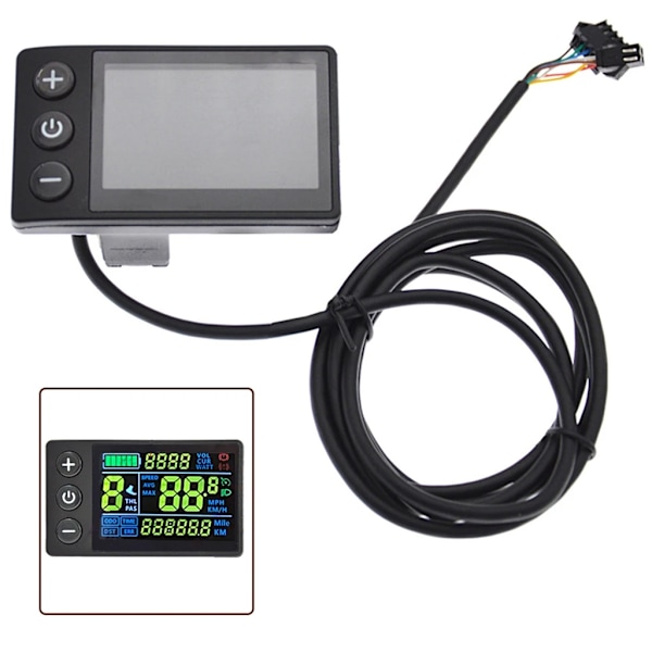 Praktisk S866 Färgglad LCD-display Användarvänlig skärm för cykling