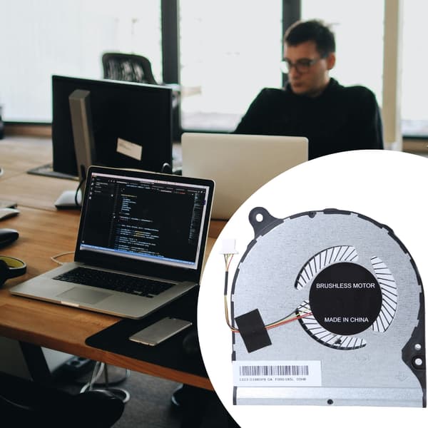 Udskiftnings CPU Køleventilator Notebook Kølere Metal Varmeafledningsventilator