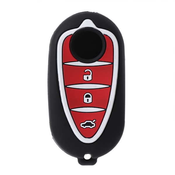 3 Knapper Silikone Bil Nøgle FOB Etui til Alfa Myth 159 GTO Myth til Giuli