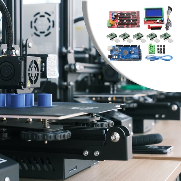 3D-printer Ramps 1.4 Mega2560R3 kontroller A4988 Stepper Driver 12864 LCD-sett