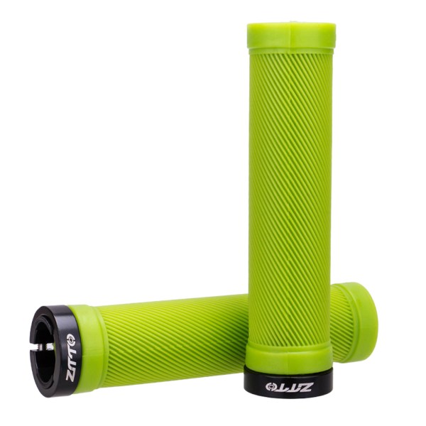 Ergonomisk för cykel, styrgrepp, aluminiumlegering+gummi+plastmaterial, mountainbike, handtag Green