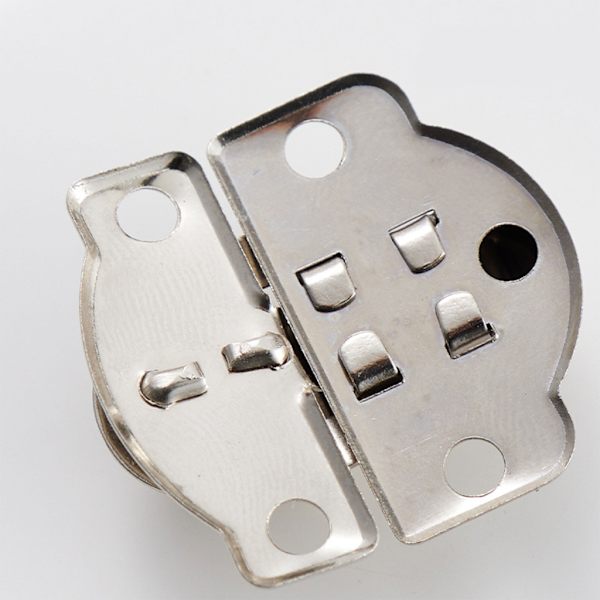 10 st Antika Haspar Möbelspänne Dekorativ Hasp Retro Smyckeskrin Spärr för skåplåda Trähantverk Slitstark White nickel