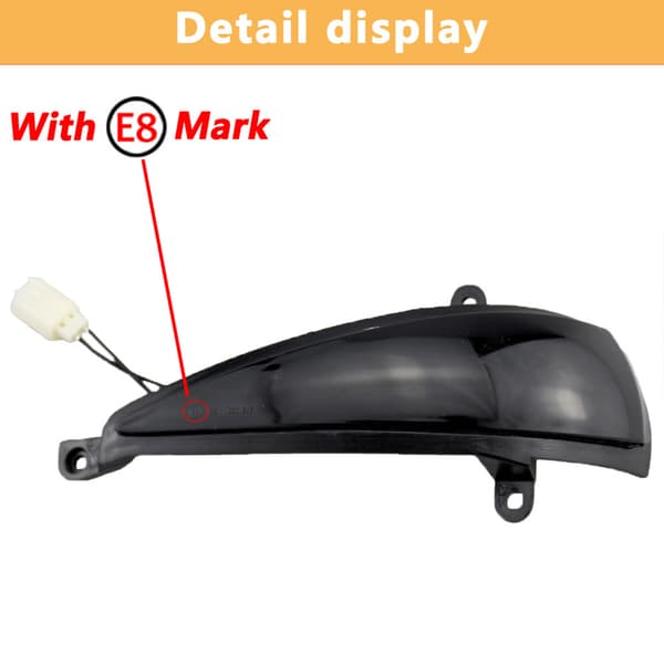 Flydende LED Dynamisk Side Marker Blinklys Indikator til Civic Hatchback