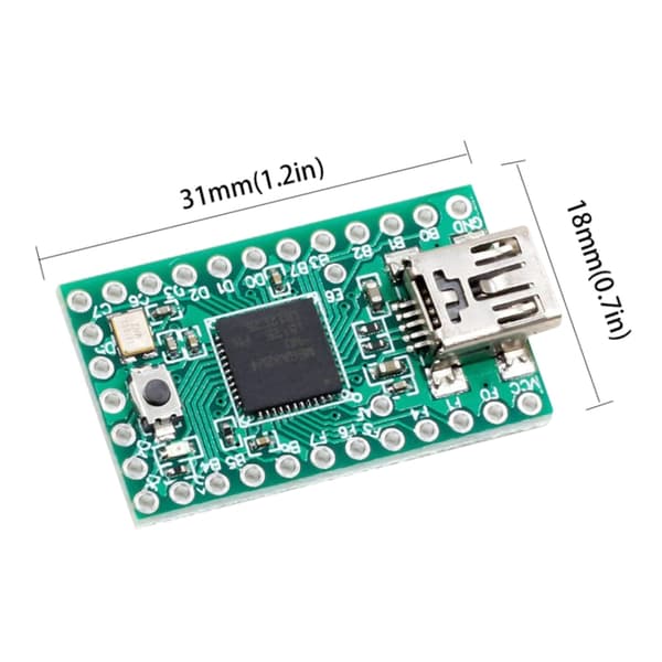 Teensy2.0 USB AVR Utviklingskort Kompatibelt med Ulike Operativsystemer