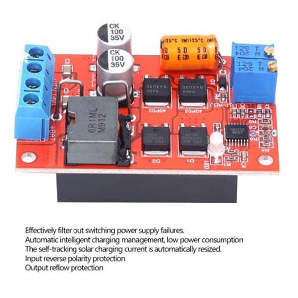 Solar Opladningscontroller 5A Mest Justerbare Spændinger DC5-26V Til Solpanel