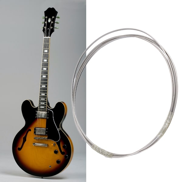 1 rulle kopparnickel 1,6 mm-2,9 mm bredd 2,5 m gitarrbandtråd för gitarr 2.9MM