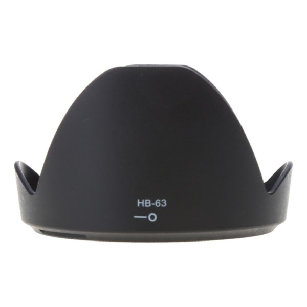 Vändbar motljusskydd för HB63 Lätt och bärbart cover Solskydd för D750 D600 24-85 mm f/3.5-4.5G VR-objektiv