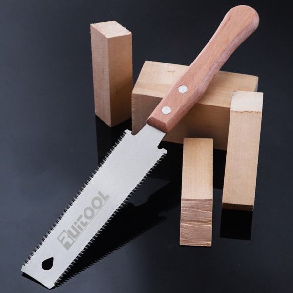 12" japansk multifunktionell dragsåg handsåg dubbelkantig spolsåg för rakkniv för skarpt stålblad för träbearbetning