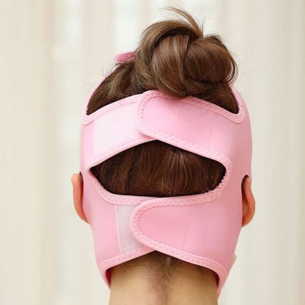 Uppblåsbart ansiktsbantningsband Lufttryck Lyftbälte Ansiktslyftsmask Massager
