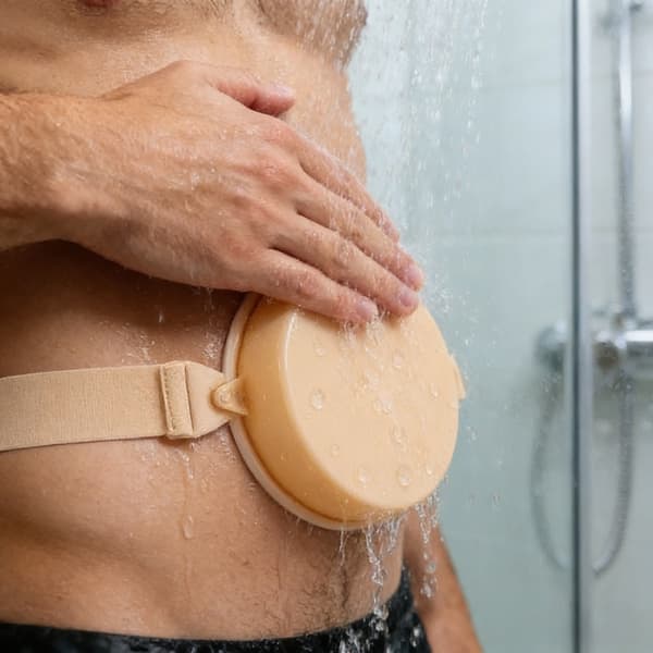 Säkert stomiskydd för kolostomi- och ileostomipatienter