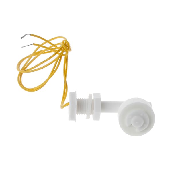 Vit Plast Floating Switch Vätska Vattennivåkontroll Sensor Sidomonterad vinkelsensor Switch för vattenpump för Tan