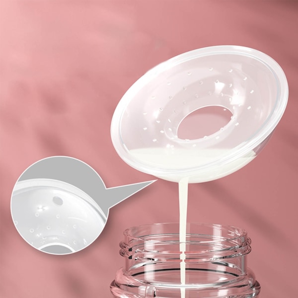 Bröstskal Bröstmjölkssparare för amningslättnad Silikon Bröstmjölkssamlare Amningskoppar för översvämningsmjölk