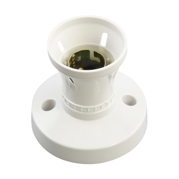 Vit taklampshållare B22 Glödlampssockel Converter Adapter Sockel Passar hög temperaturbeständighet för badrum