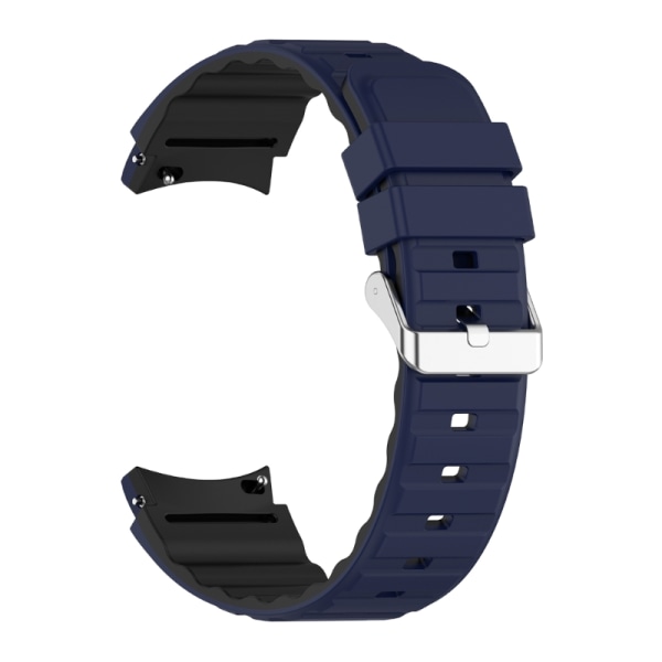 Fashionabla silikonband Lämpligt för watch 6/5/4/3 Armband Loop Armband Byt ut Vattentätt Svettsäker anti-scratch Blue black