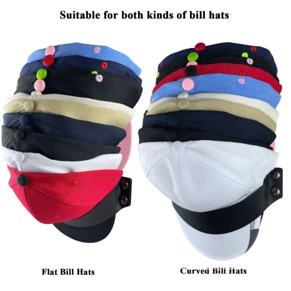 Organizer Väggmonterad Kepshållare för baseballhattar Utrymmesbesparande Hattförvaring Visa dina kepsar Organisera White