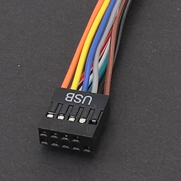 Fladt ledningsdesign USB internt bundkort headerkabel til computeropsætninger