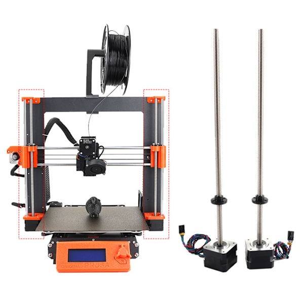 Motorsæt til Prusai3 MK3 MK3+ 42 Ekstruder Stepper Motor Kit Let at Installere
