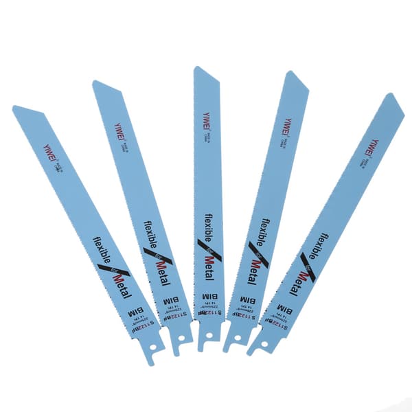 5 stk. S1122BF Bajonetsavklinger 227mm 9\" til metal- og træskæring