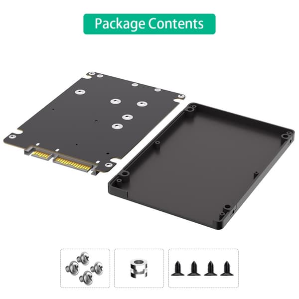M.2 mSATA Adapter Konvertere M.2 til SATA3.0 6Gps Risers M.2 til 2.5inch Board