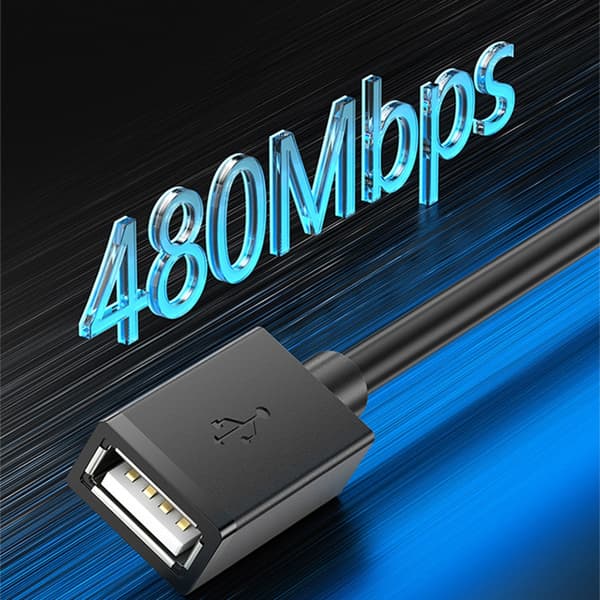 USB 2.0 Forlengelseskabel Hann til Hunn Rask USB Datakabel Forlenger 3m