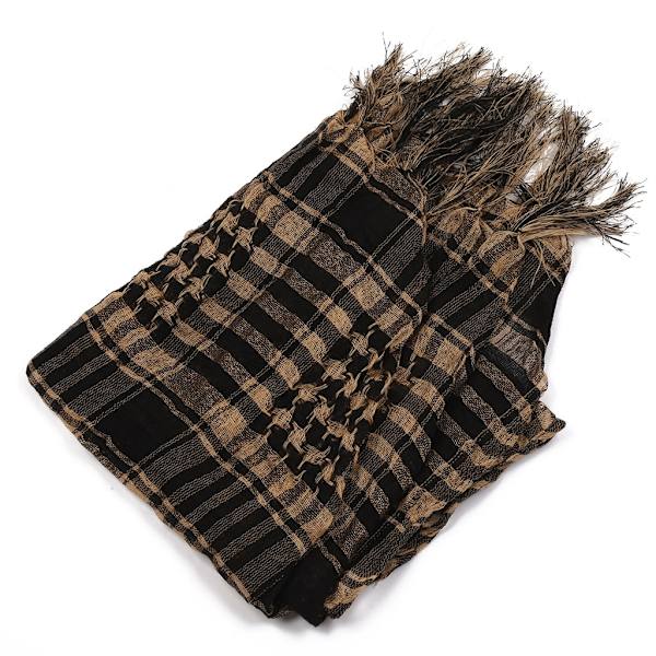 Military Keffiyeh Arab Scarf Jakt Cykelsjal för Head Wrap Army Camo Mud Color