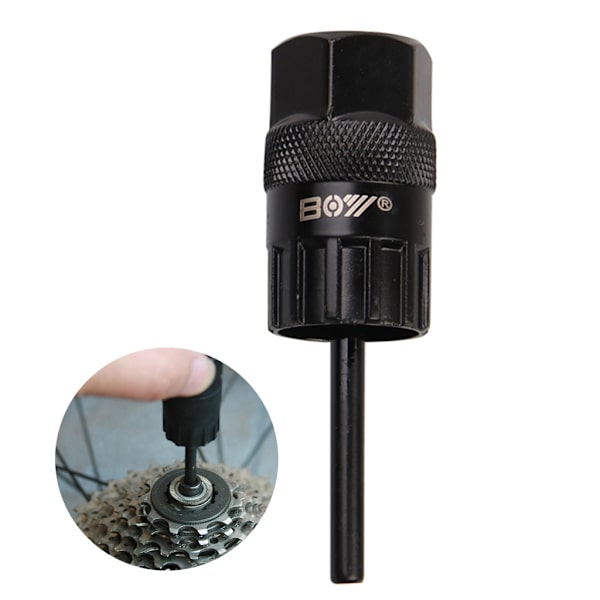 MTB Bike Cykel Cykling Svänghjul Ta bort socket Guiding Stick Reparationsverktyg