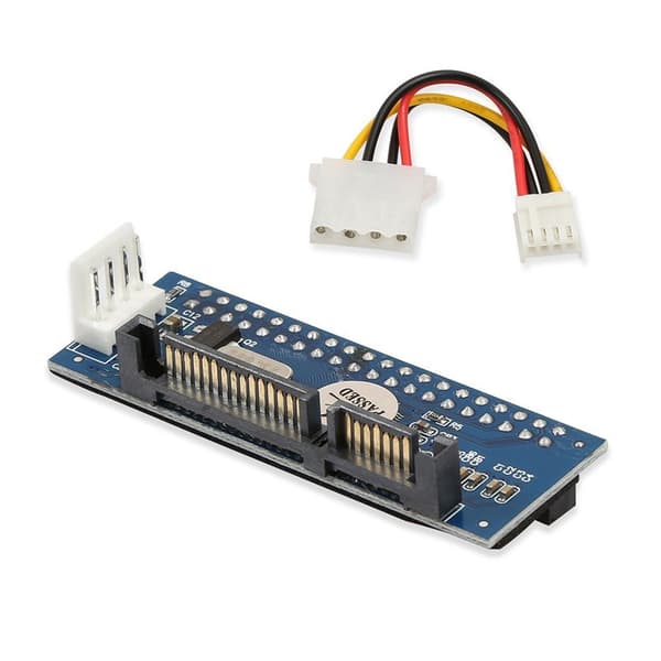 Sata IDE -sovitin 3.5 HDD IDE -kiintolevyn sovitinkortti kaapelilla