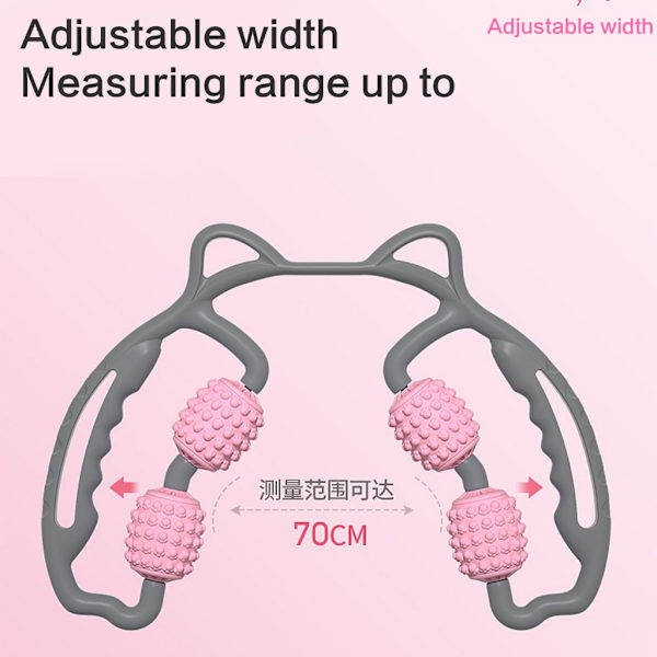 Muscle Roller, Trigger Point Massage Roller för djup vävnad, Hjälp till att minska ben, Tennisarmbåge, Lår, Smärta i armarna Starry sky gray
