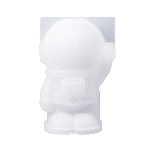 Astronaut Form Nøgleringforme Til Epoxy Resin Med Hul Silikoneform
