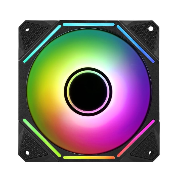 120mm ARGB Fläkt Chassi Kylfläkt Stationär Dator 5V 3Pin Aura Sync PWM CPU Kylfläkt Belysning Radiator Kylare