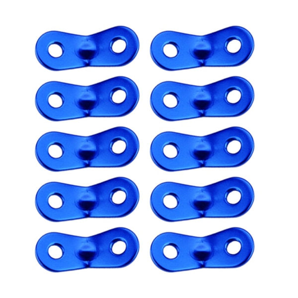 10 st Aluminiumlegering Tältlinsträckare Camping Halkfria Snörlåsspännen