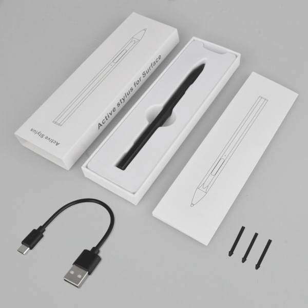 Stylus Pen Tab P11 Pro TB J706F Tablet Pen Uppladdningsbar med 3 spetsar för Lenovo Xiaoxin Pad Pro / P11 11,5" aluminiumlegering Silver