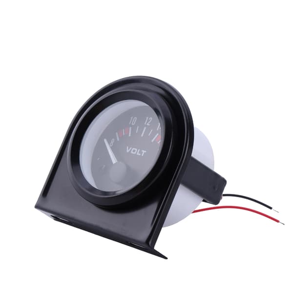 8V-16V Voltmeter Vanntett Spenningsmåler Batteritester for Bil Lastebil