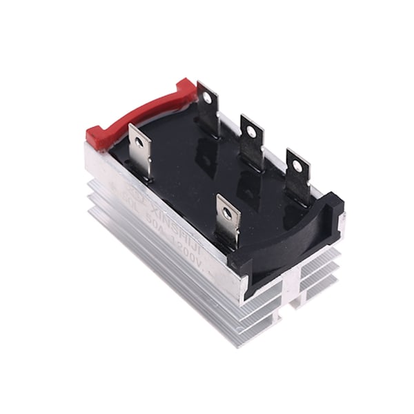 35A 50A 1200V Aluminium Metall för Hölje 3-Fas Diodbrygga Likriktare 50Amp SQL50A Modul Multicolor Three-Phase 50A