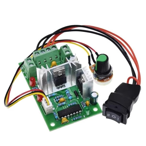 Reversibel Motorhastighetskontroller PWM Justerbar Driftssyklus 10V 30V DC10V-30V
