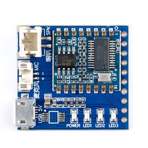 HLK-V20 röstigenkänningskontrollmodul Wake-up Word Seriell Port IIC-I2C UART SPI PWM Trådlös Intelligent Controller