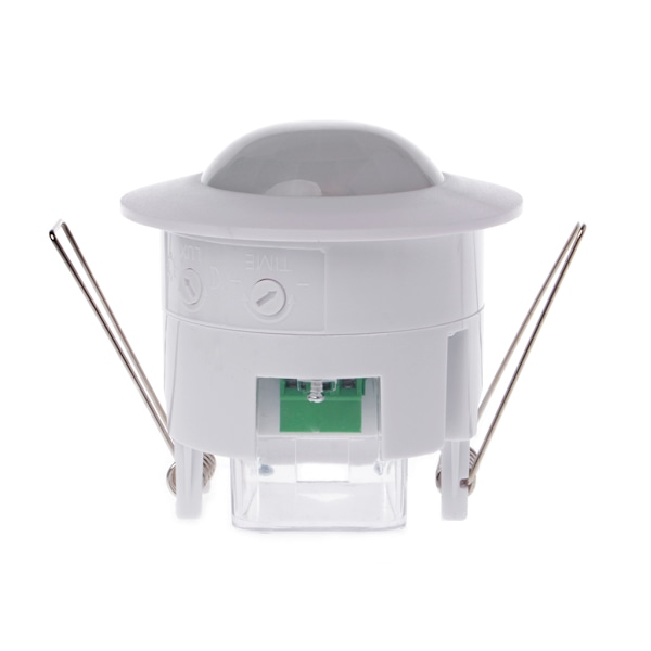 110-240V AC Justerbar 360° Tak PIR Infraröd Kroppsrörelsesensor Detektor Lampa