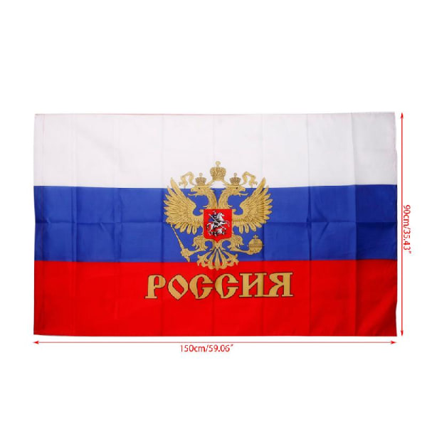 Hängande ryska flaggan National för Banner Office-aktivitet för Parad Festival 3 x