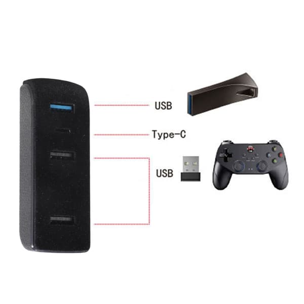 For Model 3/Y Modifiserte Tilbehør Hanskerom Utvidelsesdokk USB-Utvidelse