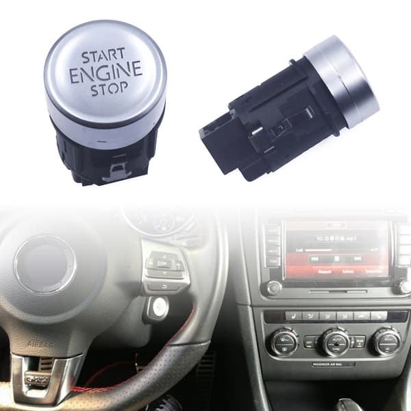 One Touch Tændingsstarter Stopknap Motor Strømafbryder til Golf 5G1959839A