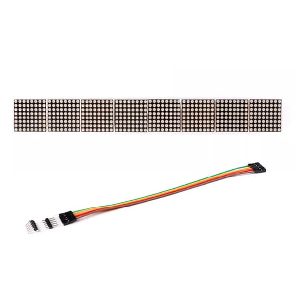 MAX7219 8 i 1 Dot Matrix LED-modul for og pedagogiske prosjekter