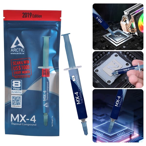4g Silikone Termisk Pasta til CPU GPU Printer Computer Køleplade MX-4