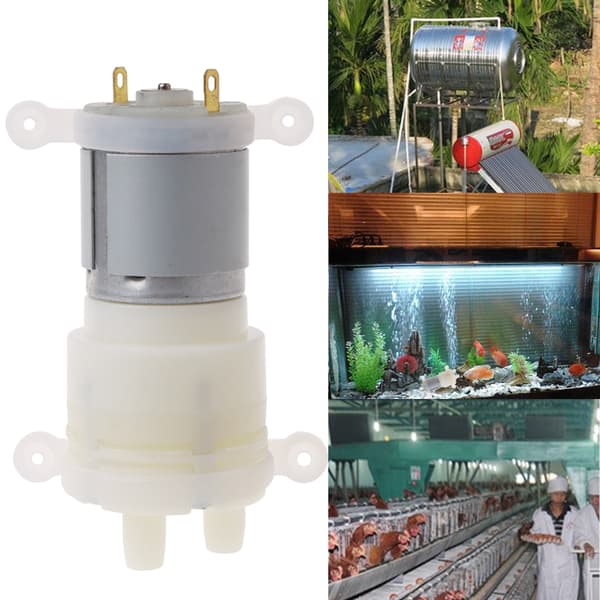 Självsugande vattenpump DC12V Mini Silent Membranpump Mikropumpar för vattendispenser, akvarievattenpumpning