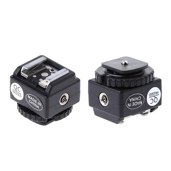 C-N2 Hot Shoe Converter Adapter PC Sync Port Kit för Nikon blixt till kamera