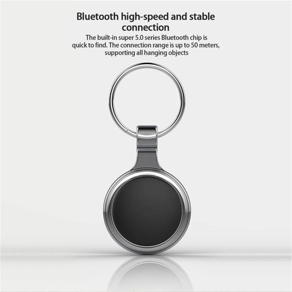 Tuya Bluetooth GPS Tracker Smart Tag För Pet Nyckel Barnväska Plånbok Anti-förlorad Mini SmartTag Larm För Telefon Finder Locator Black