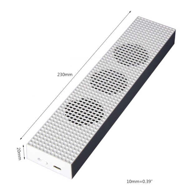 Kylfläkt för Xbox One S Inbyggd justerbar mikro USB -anslutningskylare med 3 höghastighetsfläktar för Xbox One S-konsol