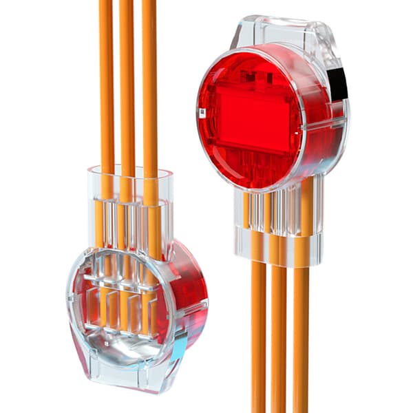 (Pakke med 100) K3/UR2 Samlingsstik Ledning til Ledning