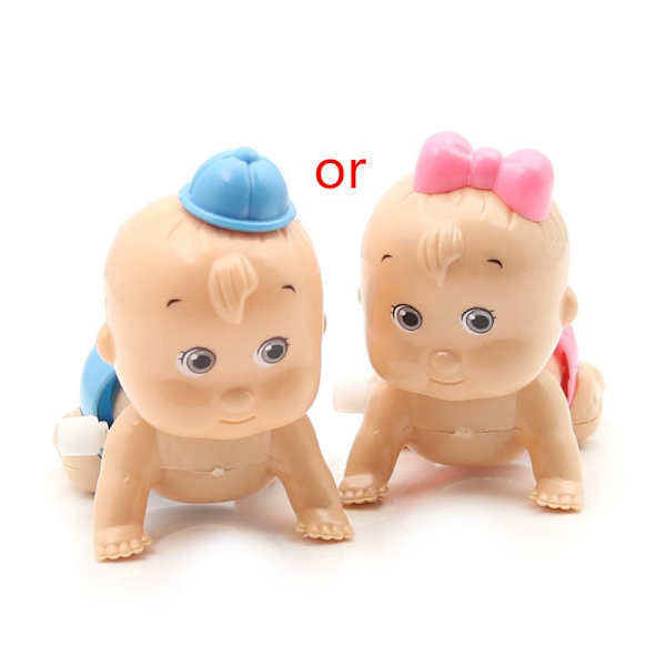 1 st Pojke Flicka Krypande Uppdragbar Leksak för Docka för Baby Barn Kalas G