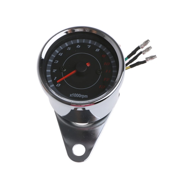 Universal 13000 RPM Motorcykel Omdrejningstæller Elektronisk Omdrejningstalsmåler Speedometer